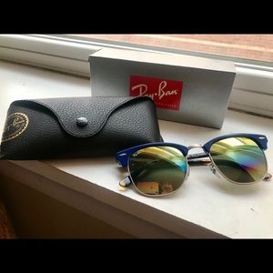 Blue Ray Ban Club Master Sunglasses